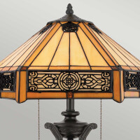 Quoizel Tischleuchte Tiffany Indus 2xE27  H:58,4 L:40,6 B:40