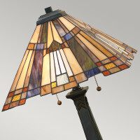 Quoizel Tischleuchte Inglenook 2xE27  H:63,5 L:40,6 B:40,6 4