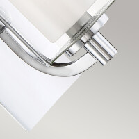 Quoizel Badezimmerleuchte Kolt G9 LED 3.5W IP44 Stahl, Opal 