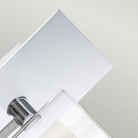 Quoizel Badezimmerleuchte Kolt G9 LED 3.5W IP44 Stahl, Opal 