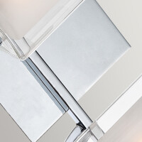 Quoizel Badezimmerleuchte Kolt G9 LED 3.5W IP44 Stahl, Opal 