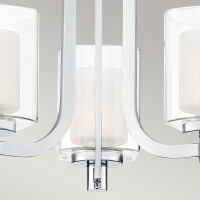 Quoizel Badezimmerleuchte Kolt G9 LED 3.5W IP44 Stahl, Opal 