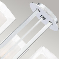 Quoizel Badezimmerleuchte Kolt G9 LED 3.5W IP44 Stahl, Opal 