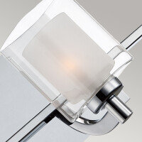 Quoizel Badezimmerleuchte Kolt G9 LED 3.5W IP44 Stahl, Opal 