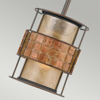 Quoizel Hängeleuchte Laguna 1xE27 Metall, Glas, Mosaikf