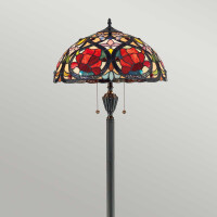 Quoizel Stehleuchte Tiffany Larissa 2xE27  H:157,5 L:45,7 B: