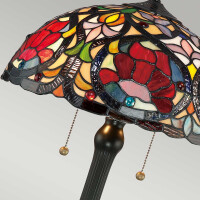 Quoizel Tischleuchte Tiffany Larissa 2xE27  H:58,4 L:40,6 B: