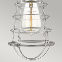 Quoizel Deckenleuchte Mixon E27 60W Stahl; gebürstetes 