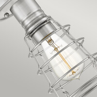 Quoizel Deckenleuchte Mixon E27 60W Stahl; gebürstetes 