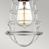 Quoizel Deckenleuchte Mixon E27 60W Stahl; Chrom poliert L:1