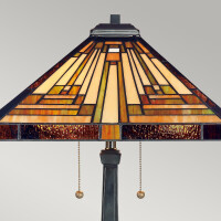 Quoizel Tischleuchte Tiffany Stephen 2xE27  H:58,4 L:40,6 B:
