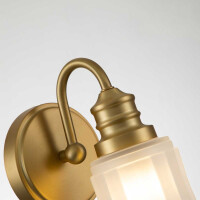 Quoizel Badezimmerleuchte Swell G9 LED 3.5W IP44 Stahl, Glas