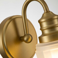Quoizel Badezimmerleuchte Swell G9 LED 3.5W IP44 Stahl, Glas