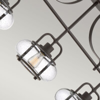 Quoizel Hängeleuchte Trilogy E27 60W Stahl, Glas; Altbr