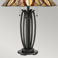 Quoizel Tischleuchte Tiffany Victory 2xE27  H:64,6 Ø: