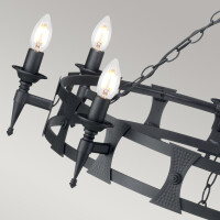Elstead Elstead Lighting Kronleuchter Saxon 8xE14  H:58,5 &O