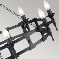 Elstead Elstead Lighting Kronleuchter Saxon 8xE14  H:58,5 &O
