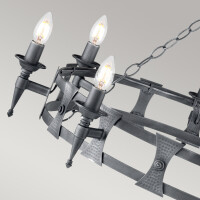 Elstead Elstead Lighting Kronleuchter Saxon 8xE14  H:58,5 &O