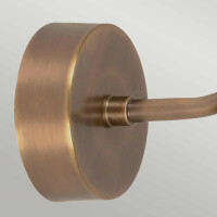 Elstead Lighting Wandleuchte Somerton 1xE27 Altmessing H:25c