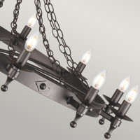 Elstead Lighting Kronleuchter Warwick 12xE14  H:66 Ø: