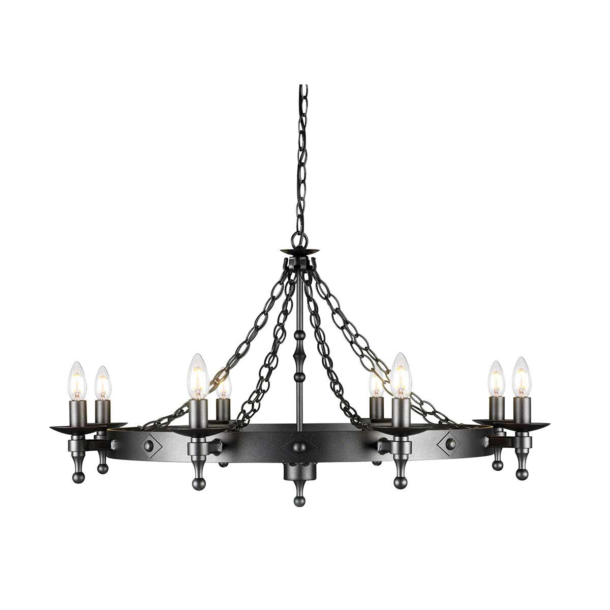Elstead Lighting Kronleuchter Warwick 8xE14 H:54 Ø:95