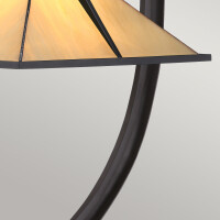 Quoizel Pomeroy Tiffany Tischlampe E27 Westliche Bronze 4