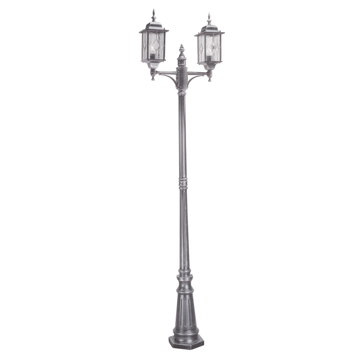 Elstead Lighting Wegeleuchte Laterne 2-flammig, Höhe 228,5 Breite 57cm IP44