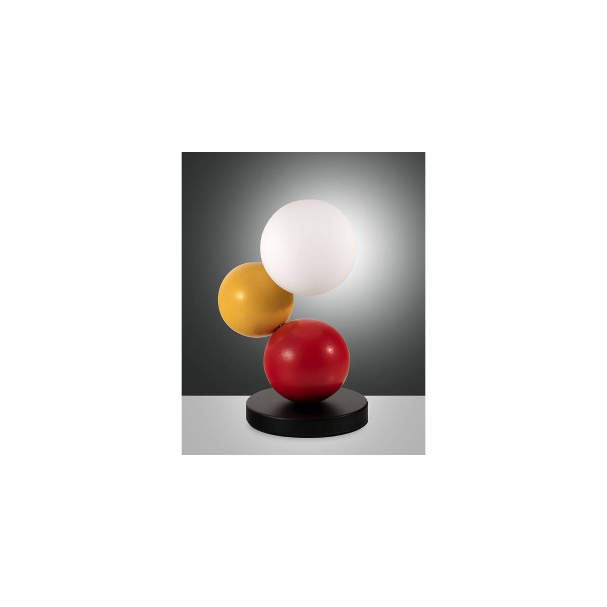 Fabas Luce 3754-30-366 Micky TischleuchtenG9 1X20W Gelb/Rot/Schwarz