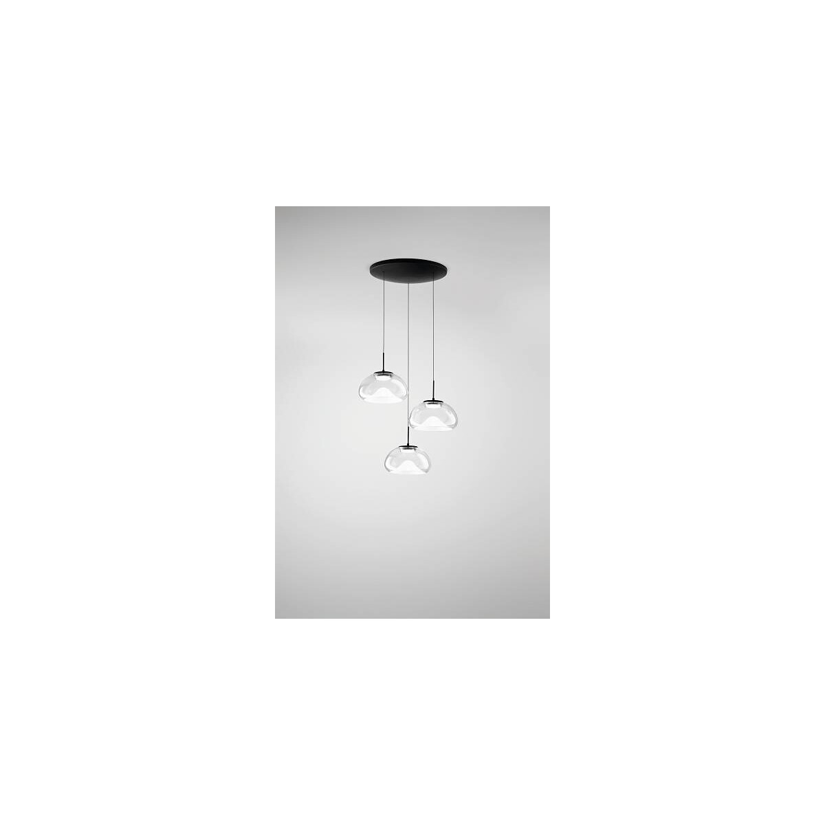 Fabas Luce 3755-47-241 Brena Pendelleuchten 30W Transparent