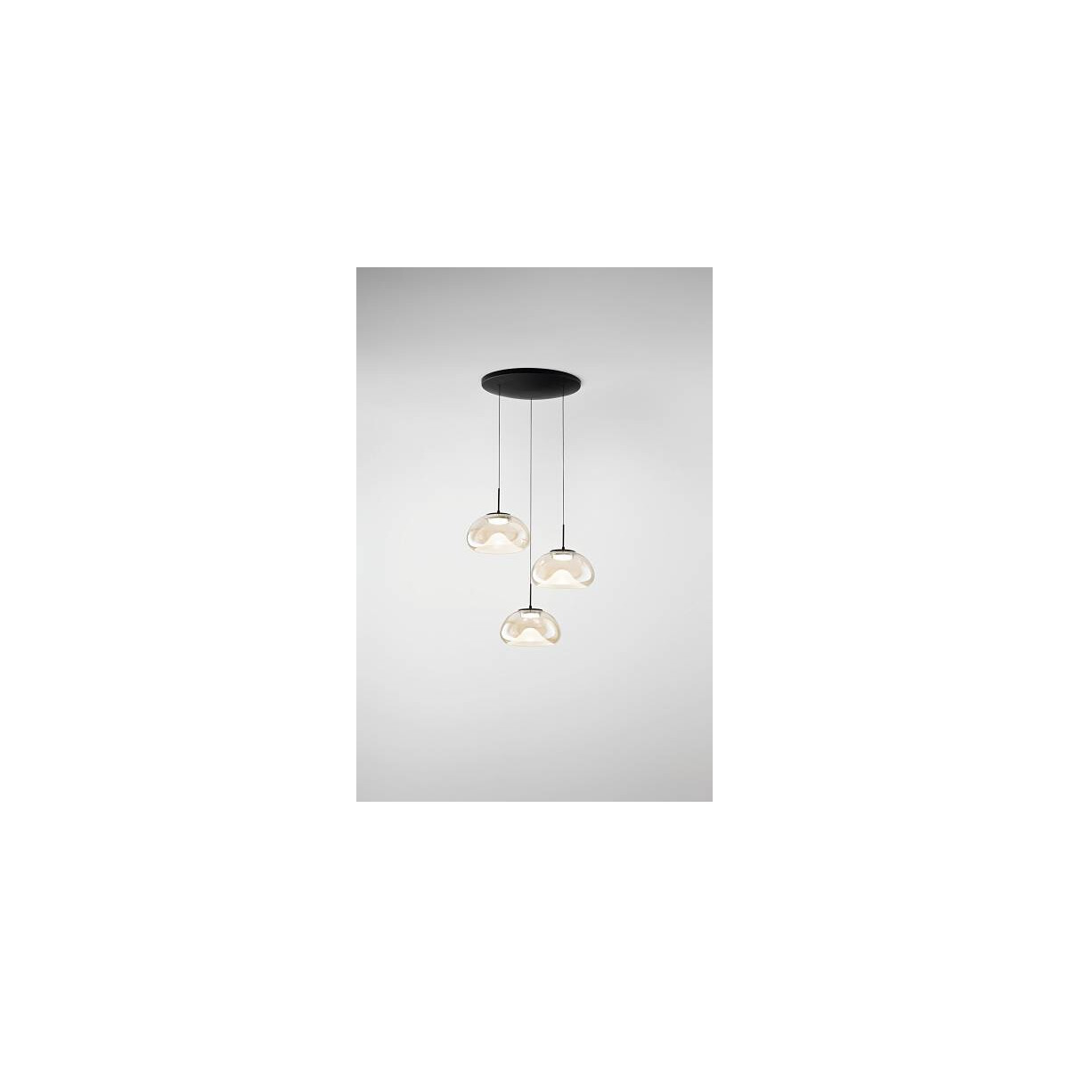Fabas Luce 3755-47-365 Brena Pendelleuchten 30W Cognac