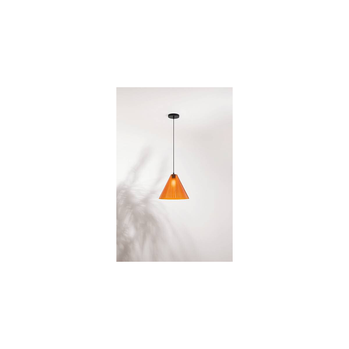 Fabas Luce 3758-40-170 Cone Pendelleuchten 1X10W Orange