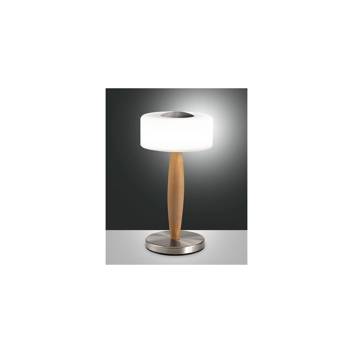 Fabas Luce 3761-30-178 Elea Tischleuchten 8W Nickel satiniert