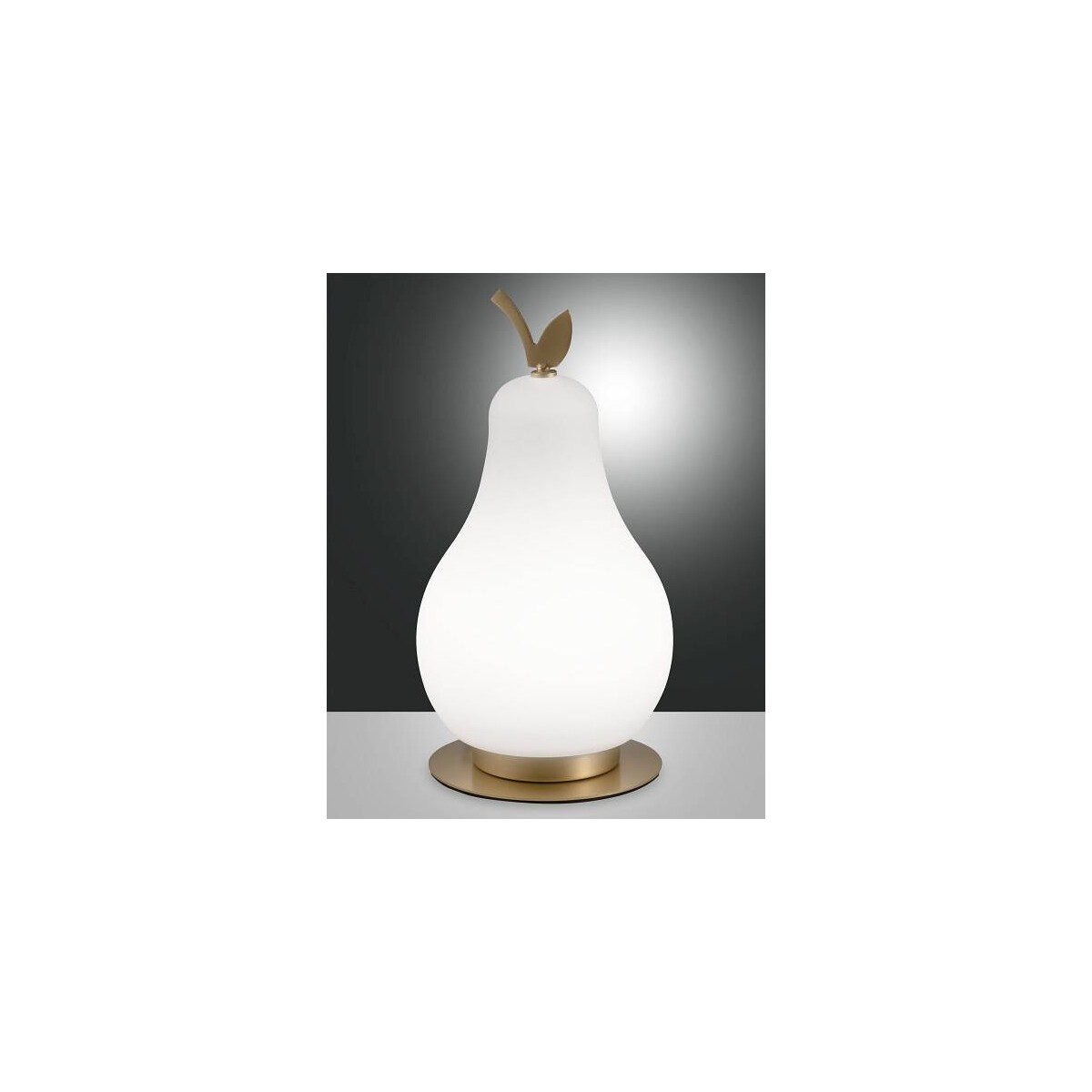 Fabas Luce 3763-30-102 Wilma Tischleuchten 8W Weiss / Messing satiniert