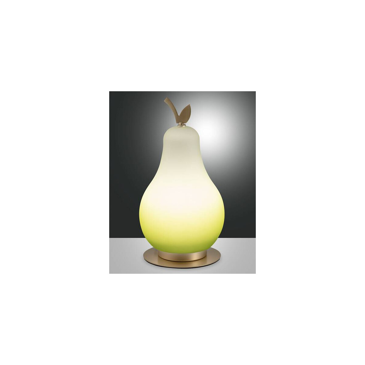 Fabas Luce 3763-30-155 Wilma Tischleuchten 8W Grün / Messing satiniert