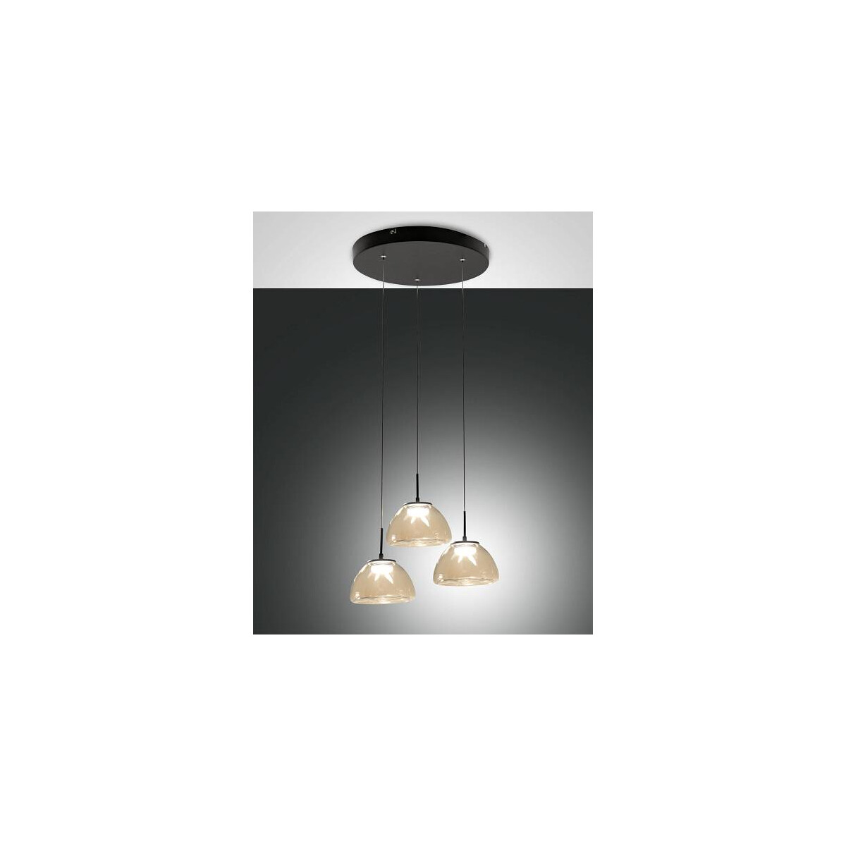 Fabas Luce 3764-47-365 Lucille Pendelleuchten 21W Cognac