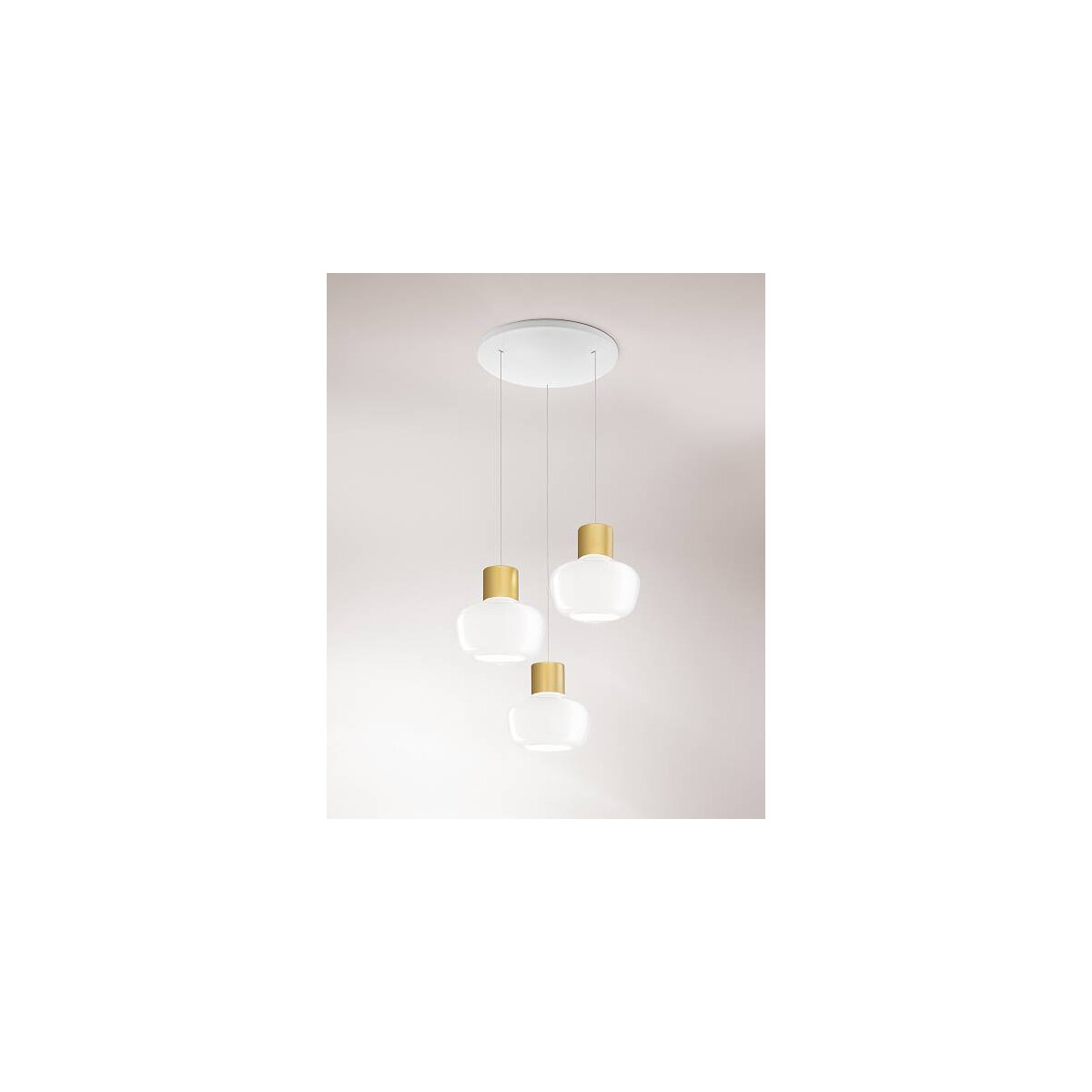 Fabas Luce 3767-47-102 Kino Pendelleuchten 36W Weiss