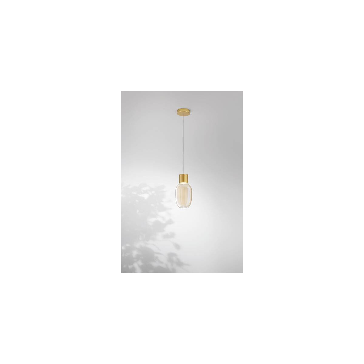 Fabas Luce 3768-40-365 Lapo Pendelleuchten 12W Cognac