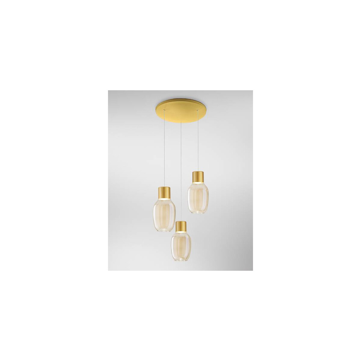 Fabas Luce 3768-47-365 Lapo Pendelleuchten 36W Cognac