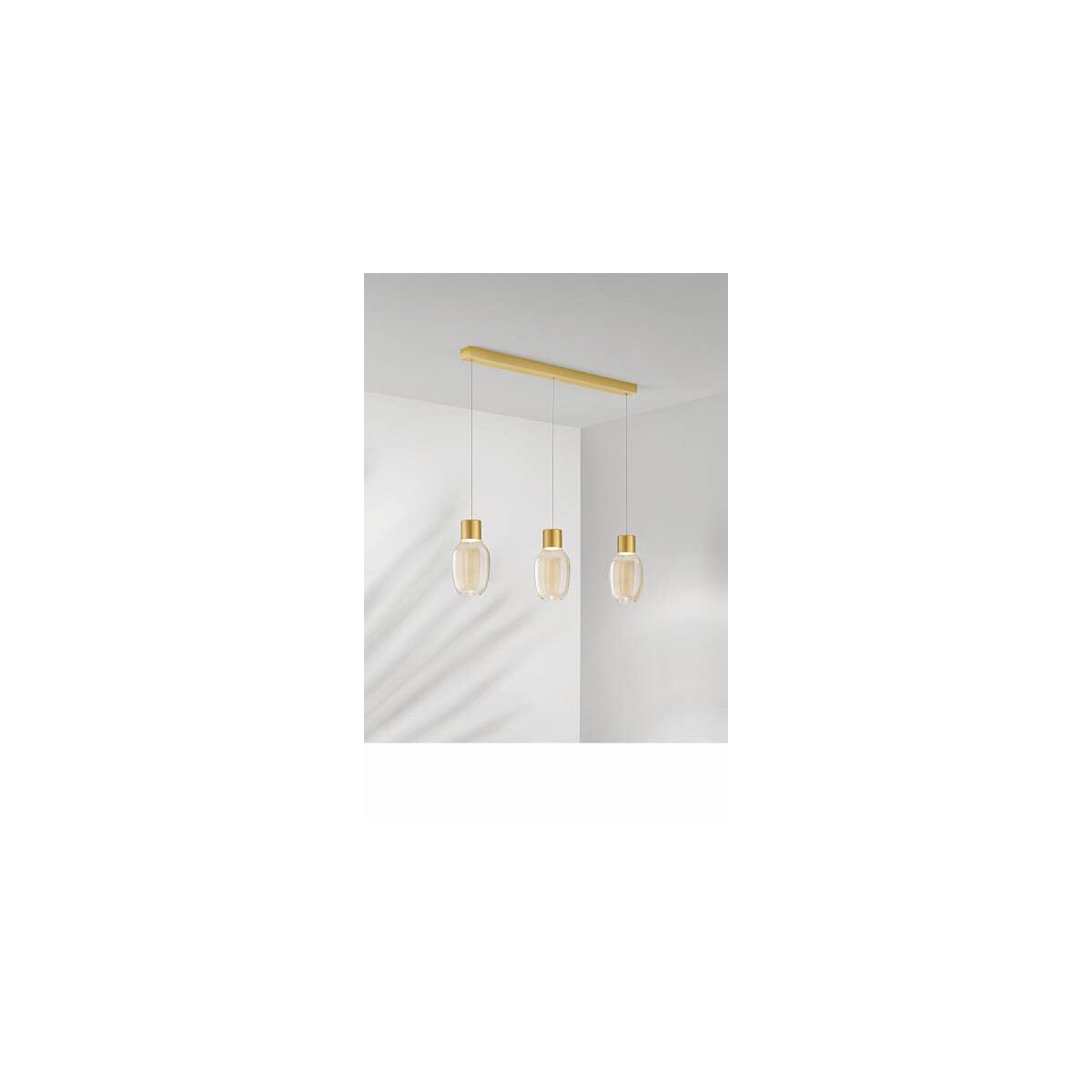 Fabas Luce 3768-48-365 Lapo Pendelleuchten 36W Cognac