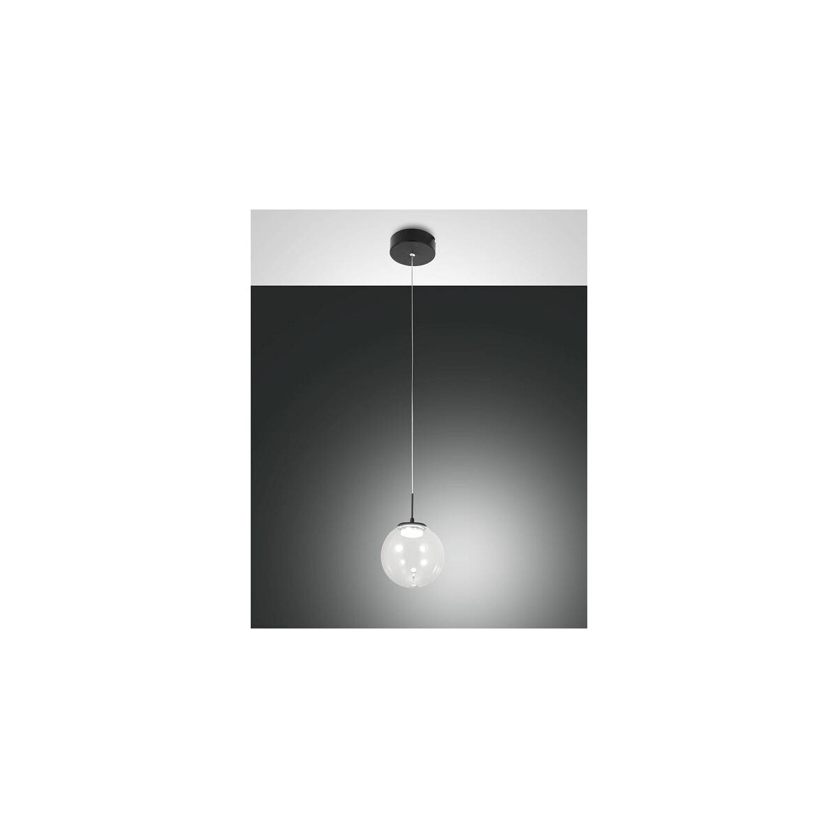 Fabas Luce 3770-40-372 Ariel Pendelleuchten 8W Transparent/Tropfen