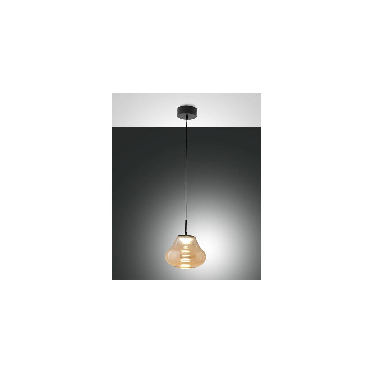 Fabas Luce 3774-40-125 Deva Pendelleuchten 14W Amber