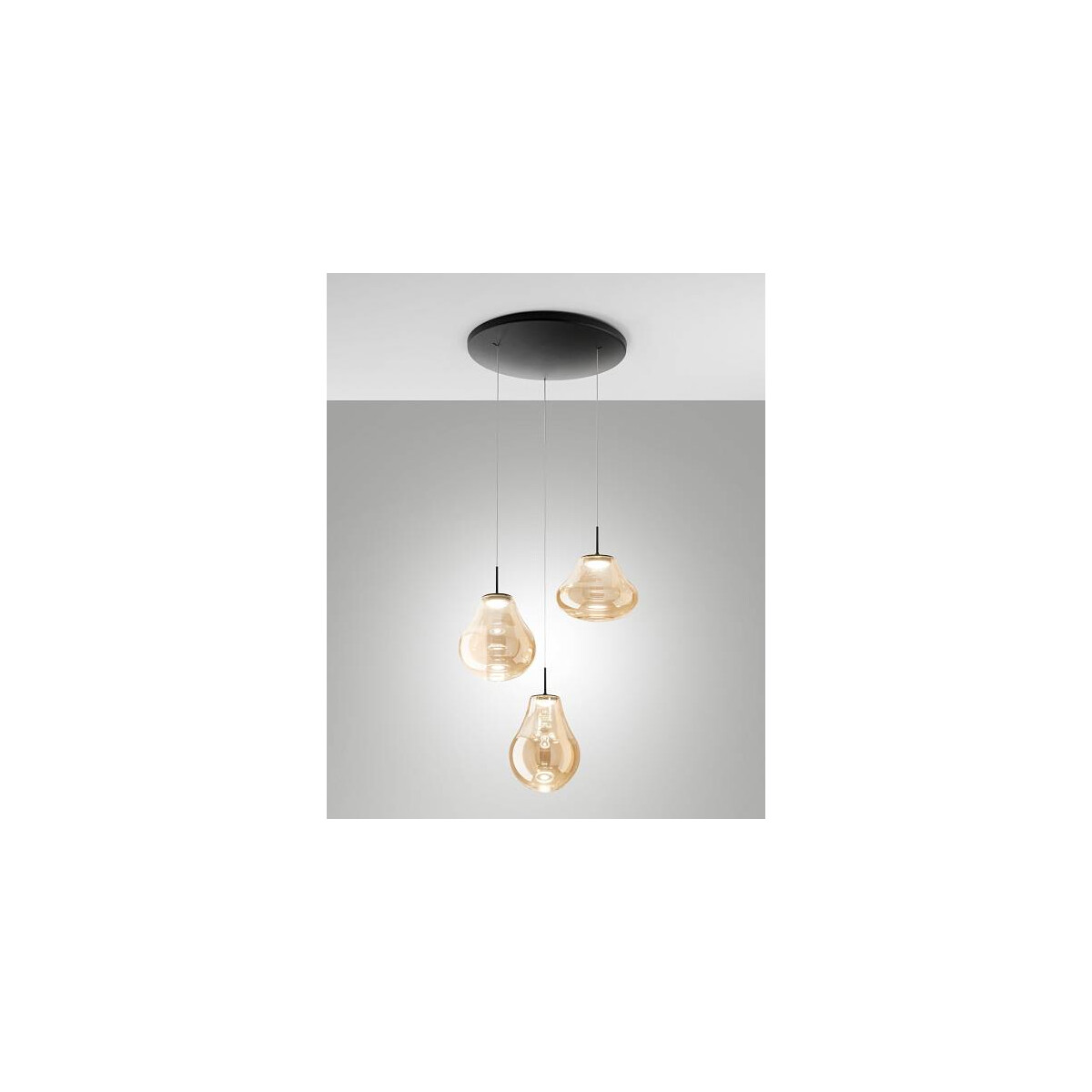 Fabas Luce 3774-47-125 Deva Pendelleuchten 42W Amber