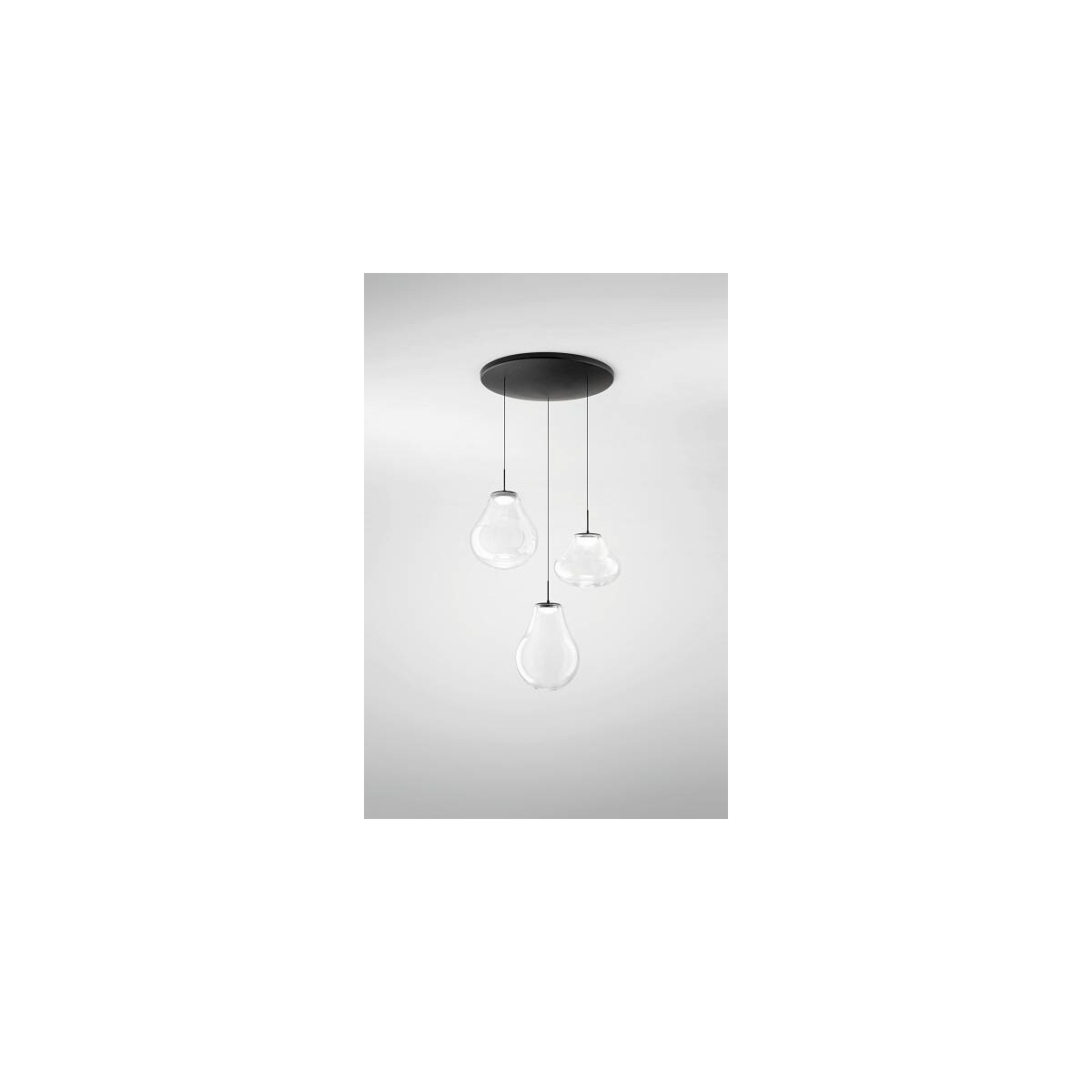 Fabas Luce 3774-47-241 Deva Pendelleuchten 42W Transparent
