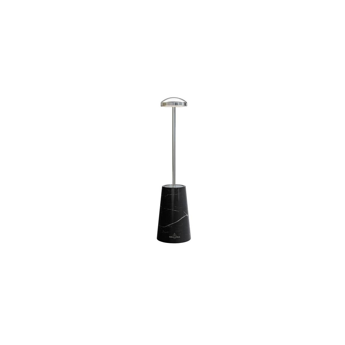 Villeroy & Boch 97052 SIENA Schwarz Chrom Akkutischleuchte