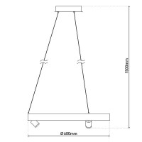 Näve LED Pendelleuchte TRISTAN 8
