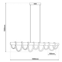 Näve LED Pendelleuchte Belleza l: 100cm 8