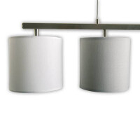 Näve 4er Pendelleuchte Tilde l: 86cm grau/weiß 6