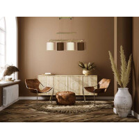 Näve 4er Pendelleuchte Tilde l: 86cm braun/beige 2