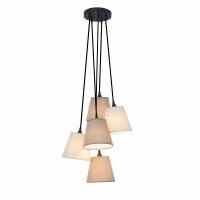 Näve Textilpendelleuchte Boho 4