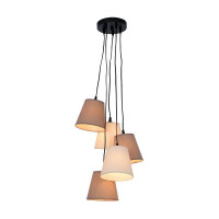 Näve Textilpendelleuchte Boho 5